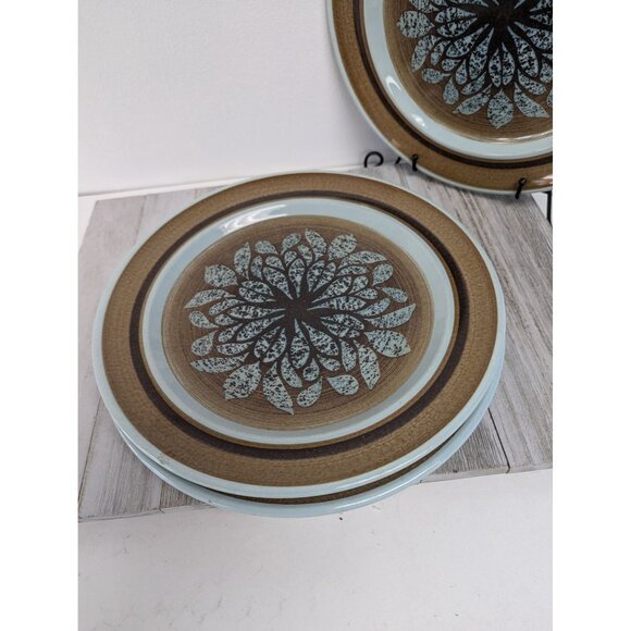 Vintage Earthenware Franciscan Nut Tree Set Of 3 Dinner Plates 10 1/2" - Picture 3 of 8
